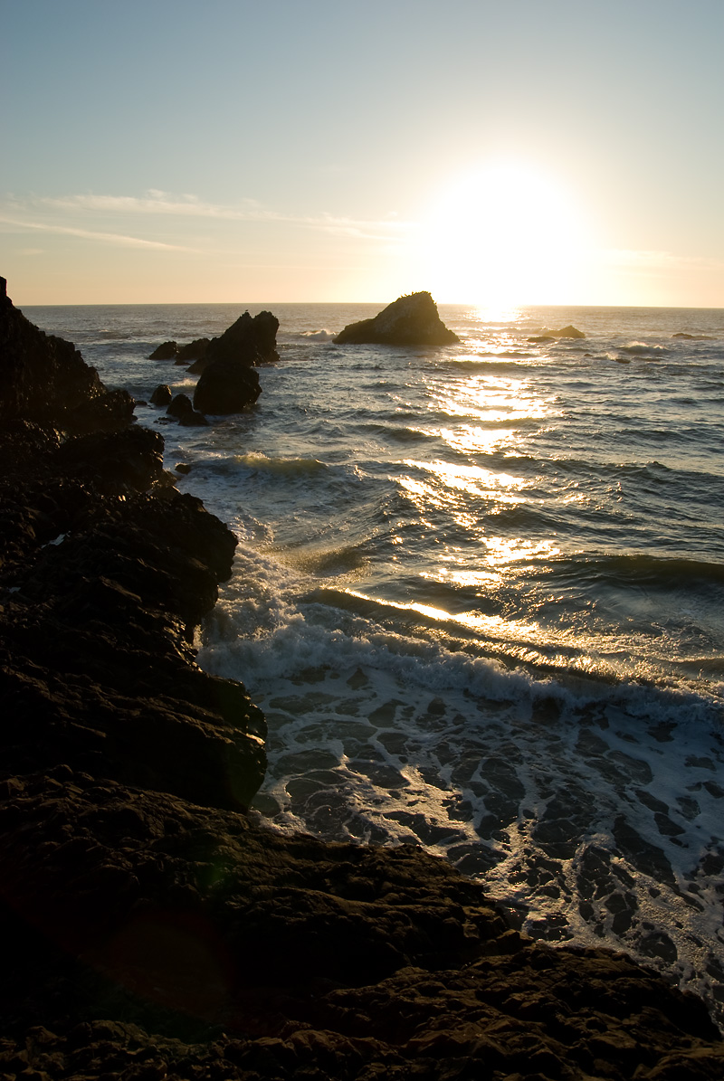 Am Strand der Seal Rocks