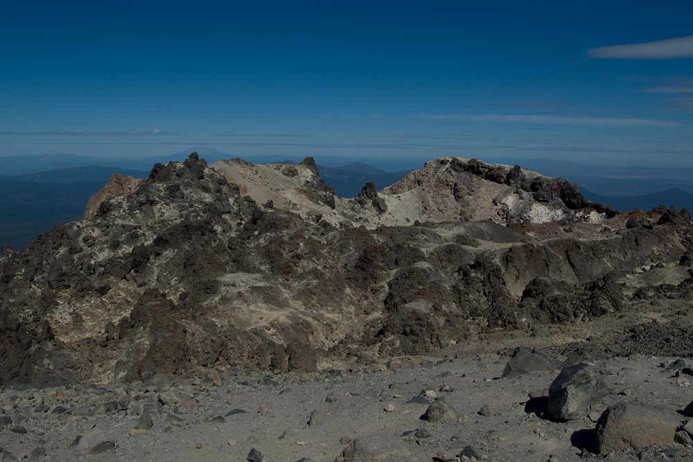 Der Lavapfropfen am Gipfel des Mount Lassen