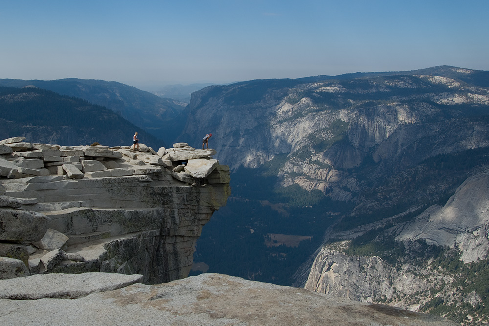 1500m ber Yosemite Valley - ein fantastischer Tiefblick!